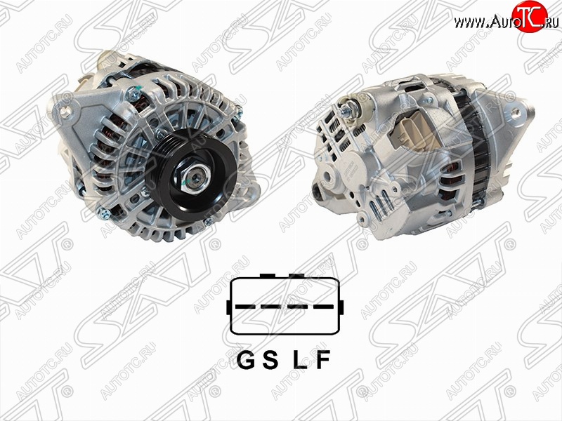 10 699 р. Генератор SAT (12V, 125A)  Mitsubishi ASX (2010-2016) дорестайлинг, 1-ый рестайлинг  с доставкой в г. Пермь
