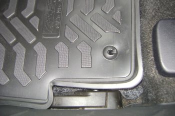 1 599 р. Коврики салона Aileron (3D с подпятником) Mitsubishi ASX дорестайлинг (2010-2012)  с доставкой в г. Пермь. Увеличить фотографию 2