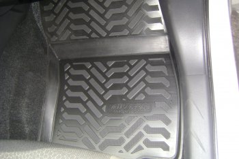 1 599 р. Коврики салона Aileron (3D с подпятником) Mitsubishi ASX дорестайлинг (2010-2012)  с доставкой в г. Пермь. Увеличить фотографию 3