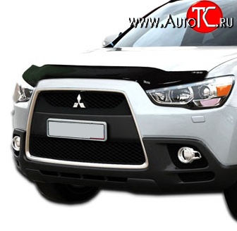 3 299 р. Дефлектор капота NovLine long Mitsubishi ASX дорестайлинг (2010-2012)  с доставкой в г. Пермь