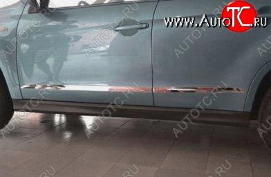 4 399 р. Молдинги CT Mitsubishi ASX дорестайлинг (2010-2012) (Неокрашенные)  с доставкой в г. Пермь