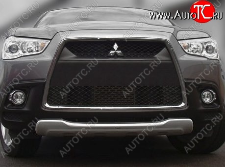 22 699 р. Накладка на передний бампер CT v2 Mitsubishi ASX дорестайлинг (2010-2012) (Неокрашенная)  с доставкой в г. Пермь