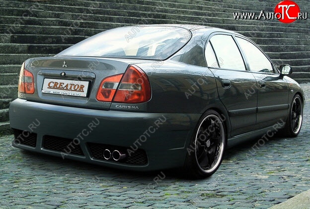 23 969 р. Задний бампер Rieger Mitsubishi Carisma (1996-1999)  с доставкой в г. Пермь