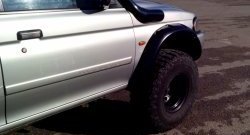 31 439 р. Накладки на колёсные арки RA (комплект)  Mitsubishi Challenger  K9-W (1996-2001) (Покрытие глянец (под окраску), Неокрашенные)  с доставкой в г. Пермь. Увеличить фотографию 8
