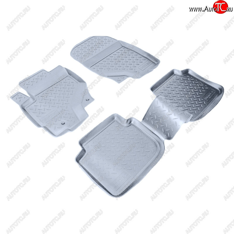 2 599 р. Коврики салона Norplast Unidec  Mitsubishi Colt ( Z20, Z30 хэтчбэк 3 дв.,  Z30) (2002-2009) дорестайлинг, хэтчбэк 5 дв. дорестайлинг (Цвет: серый)  с доставкой в г. Пермь