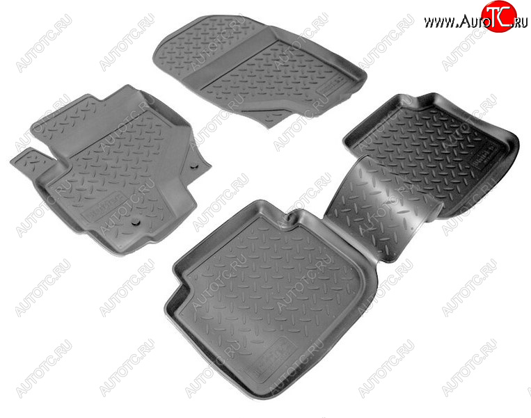 2 049 р. Комплект ковриков в салон Norplast Unidec  Mitsubishi Colt ( Z20, Z30 хэтчбэк 3 дв.,  Z30) (2002-2009) дорестайлинг, хэтчбэк 5 дв. дорестайлинг (Цвет: черный)  с доставкой в г. Пермь