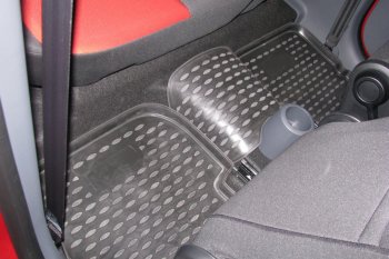 2 259 р. Коврики в салон (полиуретан) 5D Element  Mitsubishi Colt  Z30 (2008-2011) хэтчбэк 5 дв. рестайлинг  с доставкой в г. Пермь. Увеличить фотографию 2