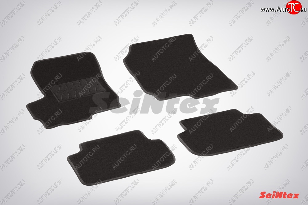2 899 р. Износостойкие коврики в салон SeiNtex Premium LUX 4 шт. (ворсовые)  Mitsubishi Colt ( Z20, Z30 хэтчбэк 3 дв.,  Z30) (2002-2009) дорестайлинг, хэтчбэк 5 дв. дорестайлинг  с доставкой в г. Пермь