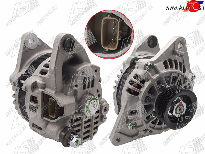17 749 р. Генератор (1.3/1.6 4G13/4G92, 12V 80A) AS-PL Mitsubishi Lancer 9 CS седан 1-ый рестайлинг (2003-2005)  с доставкой в г. Пермь