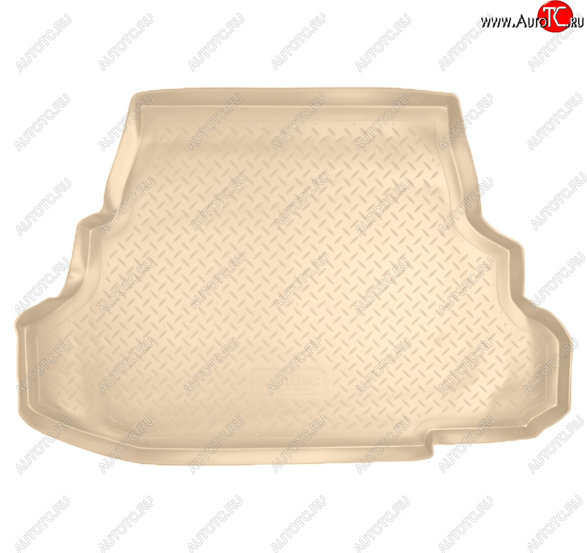 2 199 р. Коврик багажника Norplast Unidec  Mitsubishi Galant  9 (2004-2009) седан (Цвет: бежевый)  с доставкой в г. Пермь