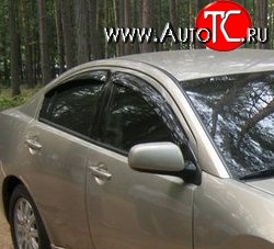 999 р. Комплект дефлекторов окон (ветровиков) 4 шт. (седан) Russtal Mitsubishi Galant 9 седан (2004-2009)  с доставкой в г. Пермь