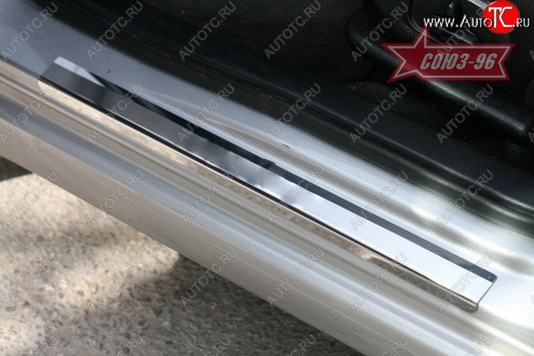 2 384 р. Накладки на внутренние пороги Souz-96  Mitsubishi Galant  9 (2004-2009) седан  с доставкой в г. Пермь