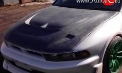21 499 р. Пластиковый капот EVO Style Mitsubishi Galant 8  дорестайлинг седан (1996-1998) (Неокрашенный)  с доставкой в г. Пермь. Увеличить фотографию 4
