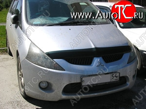 4 599 р. Дефлектор капота SIM Mitsubishi Grandis (2003-2009)  с доставкой в г. Пермь
