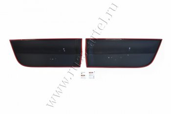 11 449 р. Молдинги дверей RA (комплект) Mitsubishi L200 5 KK,KL дорестайлинг (2015-2019) (Поверхность глянец (под окраску), Неокрашенные)  с доставкой в г. Пермь. Увеличить фотографию 6
