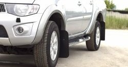 2 269 р. Брызговики RA широкие (с выносом 50 мм)  Mitsubishi L200  5 KK,KL (2015-2019) дорестайлинг  с доставкой в г. Пермь. Увеличить фотографию 3
