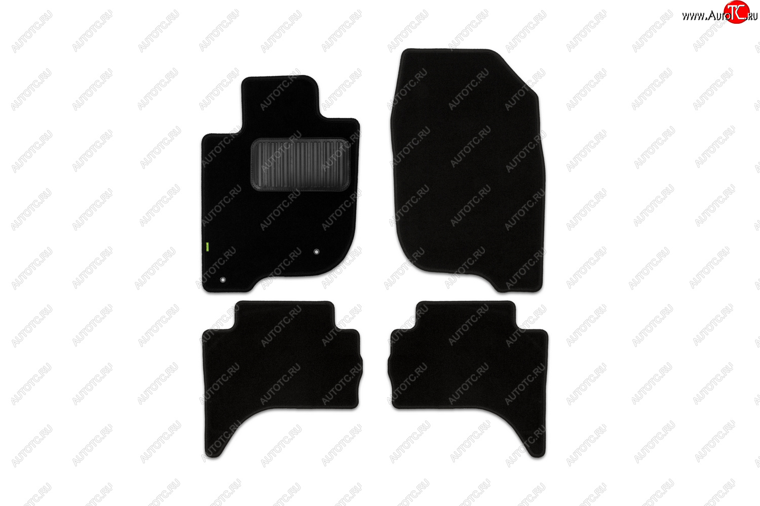 299 р. Текстильные коврики салона Klever Standart Mitsubishi L200 5 KK,KL дорестайлинг (2015-2019) (Черные)  с доставкой в г. Пермь