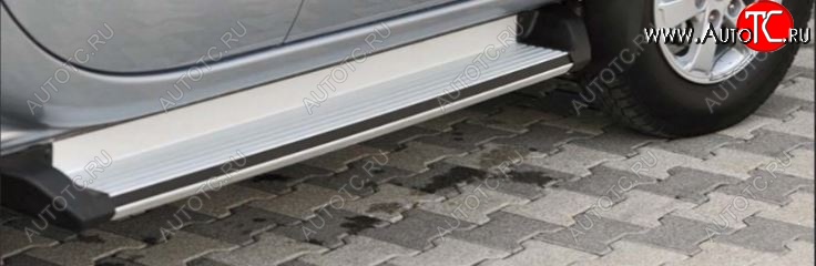 12 399 р. Подножки боковые WINBO Mitsubishi L200 5 KK,KL рестайлинг (2018-2022)  с доставкой в г. Пермь