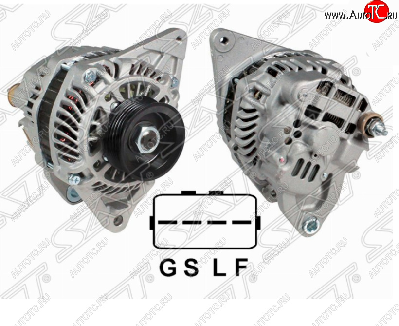 8 199 р. Генератор SAT (12V/90A / 2.5)  Mitsubishi L200  4 (2006-2014)  дорестайлинг  с доставкой в г. Пермь