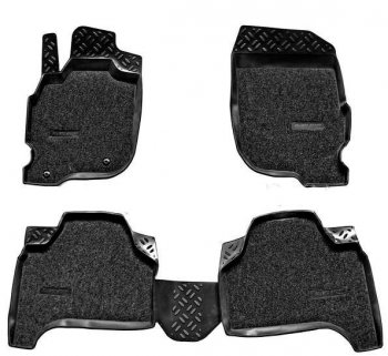Коврики салона Aileron (SOFT) Mitsubishi L200 ( 4,  5 KK,KL) (2006-2022)  дорестайлинг, рестайлинг