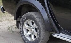 14 799 р. Расширители арок RA (комплект, 90 мм, Standart) Mitsubishi L200 5 KK,KL рестайлинг (2018-2022) (Поверхность шагрень)  с доставкой в г. Пермь. Увеличить фотографию 7