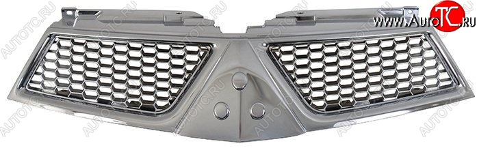 26 799 р. Решётка радиатора SAT (хром, пр-во Таиланд) Mitsubishi L200 4  рестайлинг (2013-2016) (Неокрашенная)  с доставкой в г. Пермь
