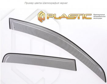 Дефлектора окон CA-Plastic Mitsubishi L200  5 KK,KL (2018-2022) рестайлинг