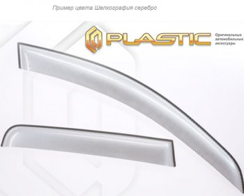 Дефлектора окон CA-Plastic Mitsubishi L200  5 KK,KL (2018-2022) рестайлинг
