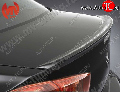 3 899 р. Лип спойлер Элегант  Mitsubishi Lancer  10 CY (2007-2017) седан дорестайлинг, седан рестайлинг (Неокрашенный)  с доставкой в г. Пермь