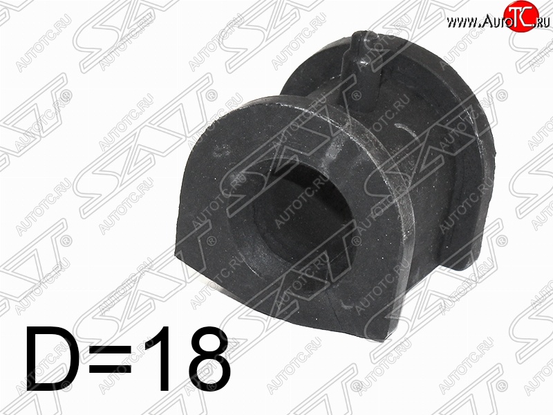 80 р. Втулка переднего стабилизатора SAT (D=18)  Mitsubishi Lancer  8 - Mirage  CJ,CK,CL,CM  с доставкой в г. Пермь