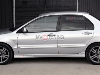 5 249 р. Пороги накладки Sport 2.0  Mitsubishi Lancer  9 CS (2003-2009) седан 1-ый рестайлинг, седан 2-ой рестайлинг (Неокрашенные)  с доставкой в г. Пермь. Увеличить фотографию 4
