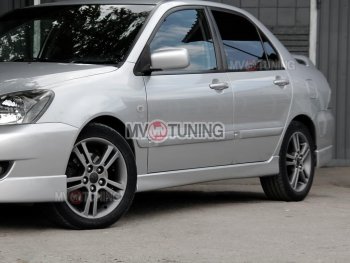 5 249 р. Пороги накладки Sport 2.0  Mitsubishi Lancer  9 CS (2003-2009) седан 1-ый рестайлинг, седан 2-ой рестайлинг (Неокрашенные)  с доставкой в г. Пермь. Увеличить фотографию 5