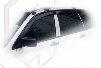 Дефлектора окон CA-Plastiс Mitsubishi Lancer Cedia  9 (2000-2003) CS универсал (Classic полупрозрачный, Без хром.молдинга)