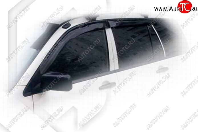 1 999 р. Дефлектора окон CA-Plastiс  Mitsubishi Lancer Cedia  9 (2000-2003) CS универсал (Classic полупрозрачный, Без хром.молдинга)  с доставкой в г. Пермь