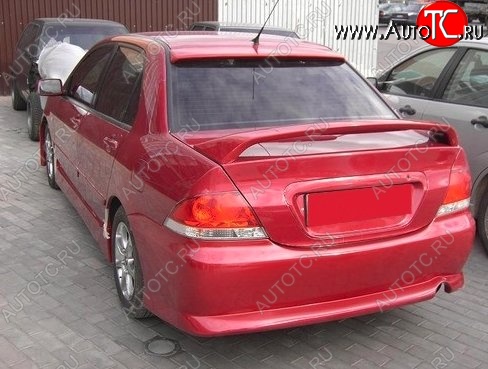 4 599 р. Козырёк на заднее стекло CT Mitsubishi Lancer 9 CS седан 1-ый рестайлинг (2003-2005) (Неокрашенный)  с доставкой в г. Пермь
