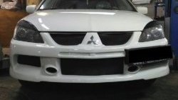 10 999 р. Передний бампер EVO 9 Mitsubishi Lancer 9 CS седан 2-ой рестайлинг (2005-2009) (Неокрашенный)  с доставкой в г. Пермь. Увеличить фотографию 3