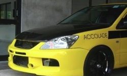 10 999 р. Передний бампер EVO 9 Mitsubishi Lancer 9 CS седан 2-ой рестайлинг (2005-2009) (Неокрашенный)  с доставкой в г. Пермь. Увеличить фотографию 4