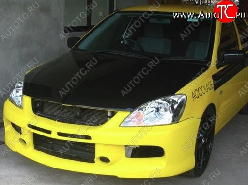 10 999 р. Передний бампер EVO 9 Mitsubishi Lancer 9 CS седан 2-ой рестайлинг (2005-2009) (Неокрашенный)  с доставкой в г. Пермь