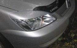1 599 р. Широкие реснички на фары CT v2 Mitsubishi Lancer 9 CS универсал 1-ый рестайлинг (2003-2005) (Неокрашенные)  с доставкой в г. Пермь. Увеличить фотографию 2