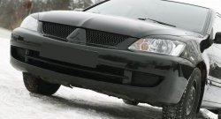 919 р. Реснички на фары RA Sport  Mitsubishi Lancer  9 CS (2005-2009) седан 2-ой рестайлинг, универсал 2-ой рестайлинг (Неокрашенные)  с доставкой в г. Пермь. Увеличить фотографию 2