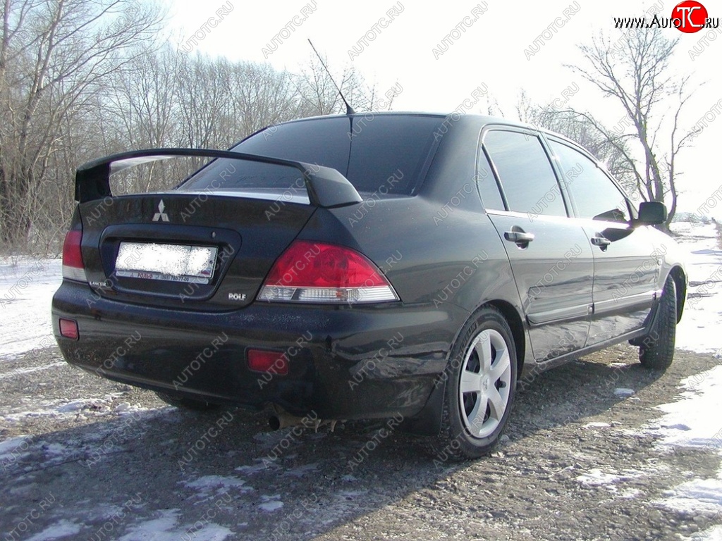 3 799 р. Спойлер Style  Mitsubishi Lancer  9 CS (2003-2009) седан 1-ый рестайлинг, седан 2-ой рестайлинг (Неокрашенный)  с доставкой в г. Пермь