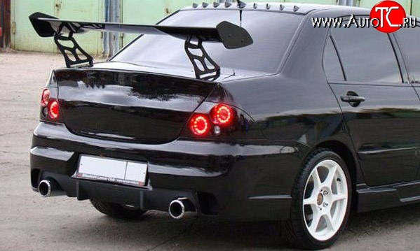18 499 р. Задний бампер INGS Extreem  Mitsubishi Lancer  9 CS (2003-2009) седан 1-ый рестайлинг, седан 2-ой рестайлинг (Неокрашенный)  с доставкой в г. Пермь