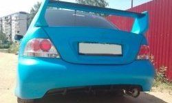 10 949 р. Задний бампер Rallyart Mitsubishi Lancer 9 CS седан 2-ой рестайлинг (2005-2009) (Неокрашенный)  с доставкой в г. Пермь. Увеличить фотографию 2