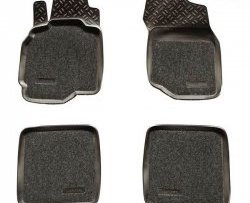 Комплект ковриков в салон Aileron 4 шт. (полиуретан, покрытие Soft) Mitsubishi Lancer  9 CS (2003-2009) седан 1-ый рестайлинг, универсал 1-ый рестайлинг, седан 2-ой рестайлинг, универсал 2-ой рестайлинг