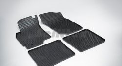 Износостойкие коврики в салон с рисунком Сетка SeiNtex Premium 4 шт. (резина) Mitsubishi Lancer  9 CS (2003-2005) седан 1-ый рестайлинг, универсал 1-ый рестайлинг