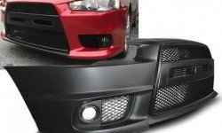 Передний бампер EVO-Style Mitsubishi Lancer 10 CY седан рестайлинг (2011-2017)