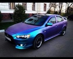 3 699 р. Пороги накладки Сток 2л Mitsubishi Lancer 10 CY седан дорестайлинг (2007-2010) (Неокрашенные)  с доставкой в г. Пермь. Увеличить фотографию 3