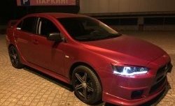 3 699 р. Пороги накладки Сток 2л Mitsubishi Lancer 10 CY седан дорестайлинг (2007-2010) (Неокрашенные)  с доставкой в г. Пермь. Увеличить фотографию 2