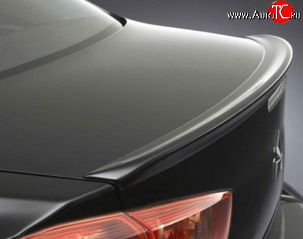 2 049 р. Лип спойлер M-VRS Mitsubishi Lancer 10 CY седан рестайлинг (2011-2017) (Неокрашенный)  с доставкой в г. Пермь