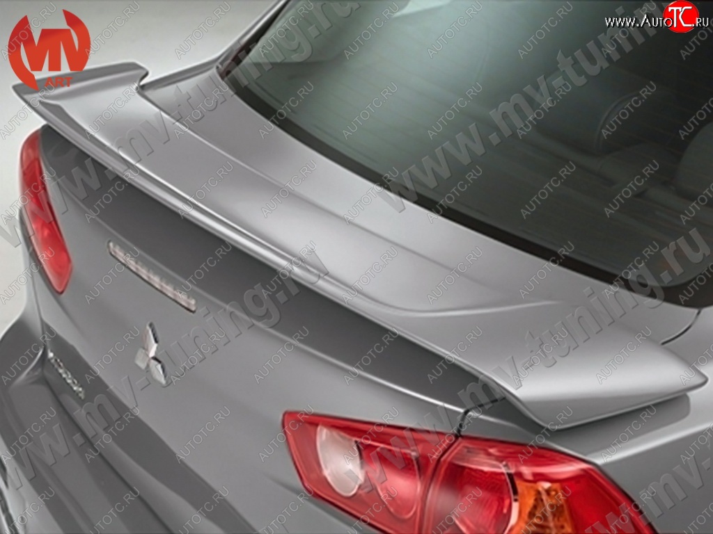 5 999 р. Спойлер MV tuning (2.0 var №2) Mitsubishi Lancer 10 CY седан рестайлинг (2011-2017) (Неокрашенный)  с доставкой в г. Пермь